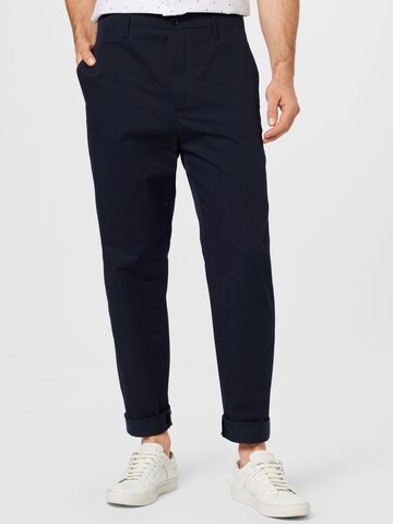 Regular Pantalon chino 'M. Flynn' Filippa K en bleu : devant