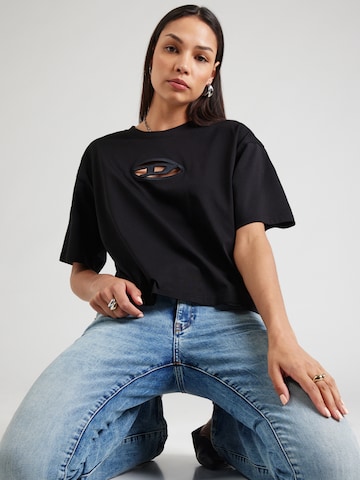 Maglietta di DIESEL in nero: frontale