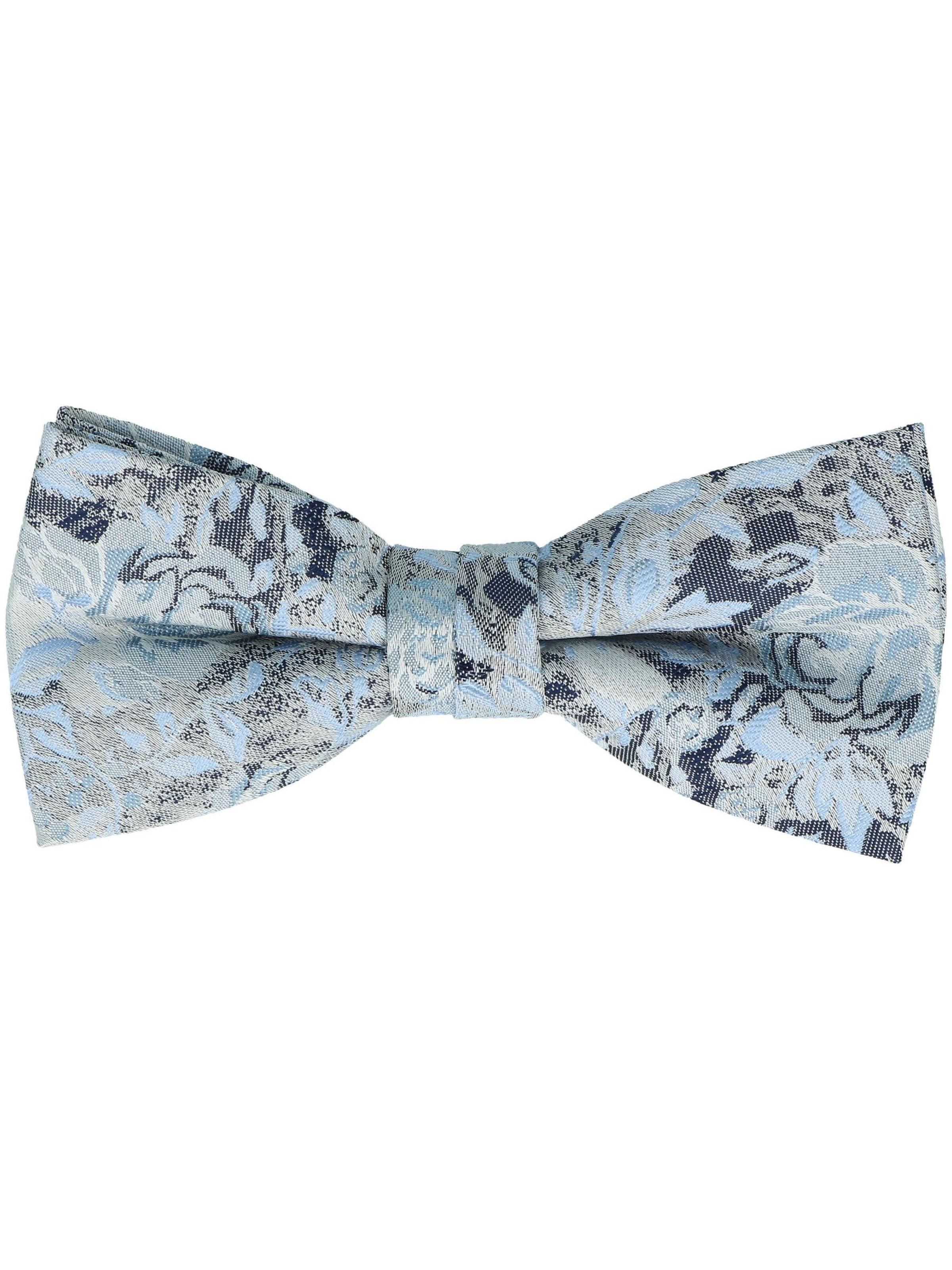 WILLEN Fliege 'Set Floral/ Uni'‌‌‌ in Blau