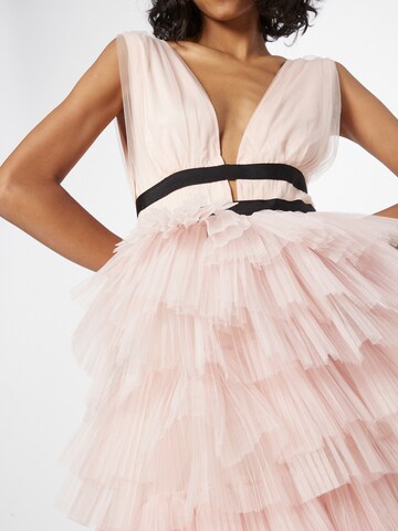 True Decadence Evening dress 'TIERED' in Pink