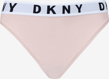 DKNY Intimates String 'Cozy Boyfriend' in Beige: Vorderseite
