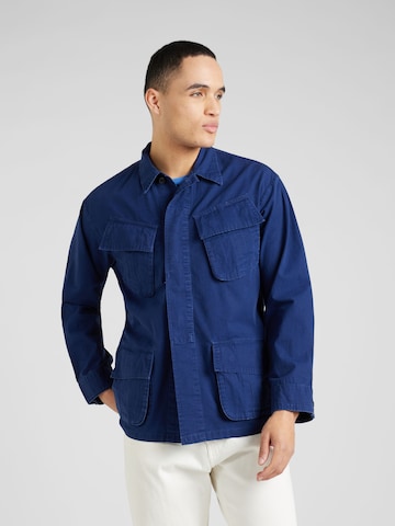 Polo Ralph Lauren Демисезонная куртка 'JUNGLE' в Синий: спереди