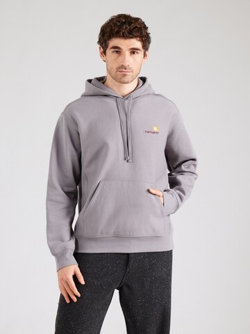 Carhartt WIP Sweatshirt 'American Script' in Brown: front