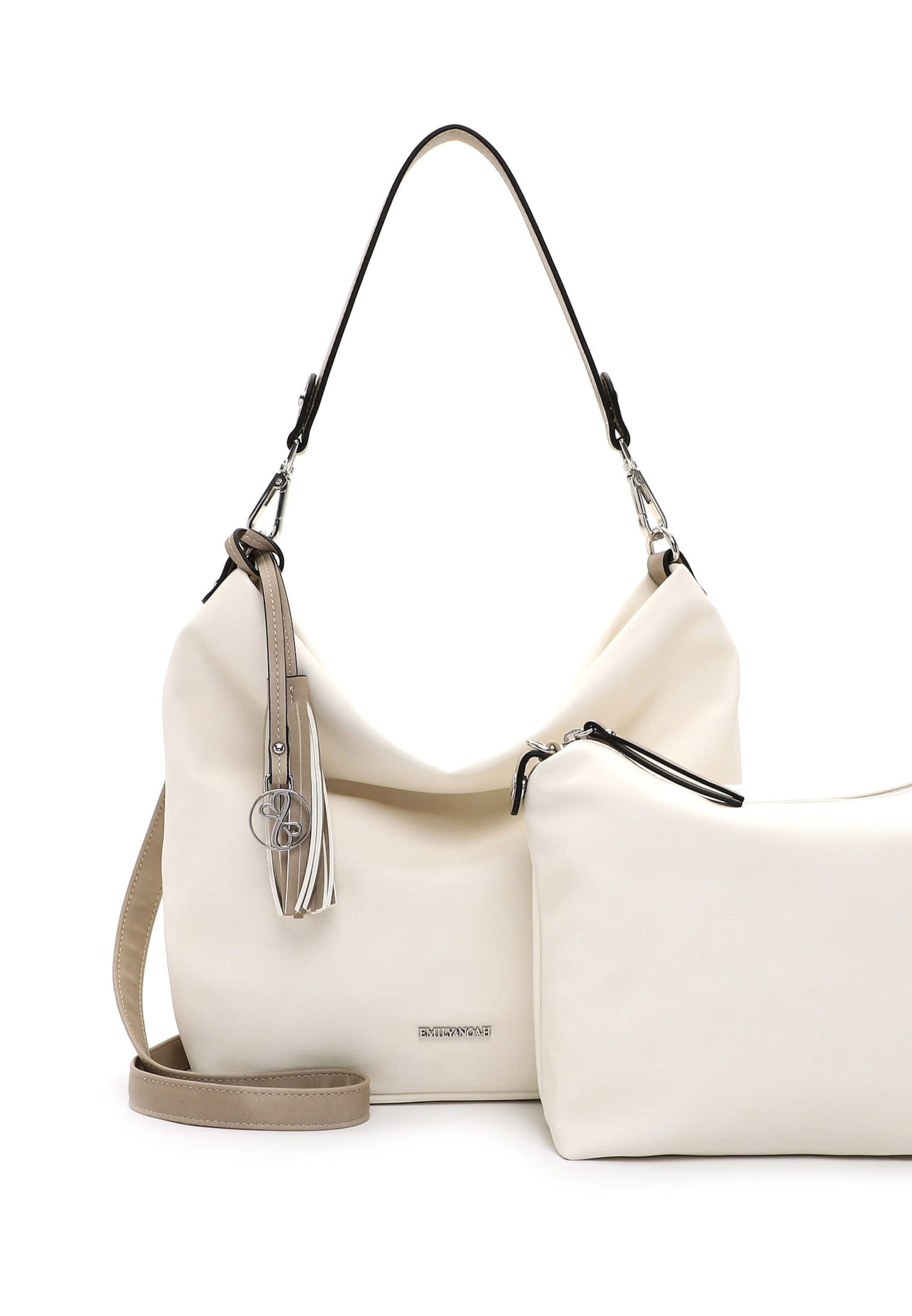 Emily & Noah - Bolso de hombro 'Elke' en beige