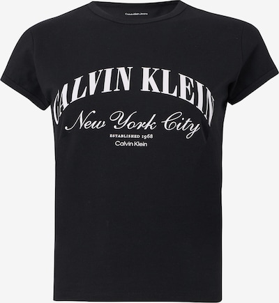 Calvin Klein Jeans Majica veličine XS u crna / bijela, Pregled proizvoda