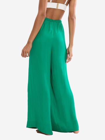 TRIUMPH Loose fit Trousers ' Red Label Summer ' in Green