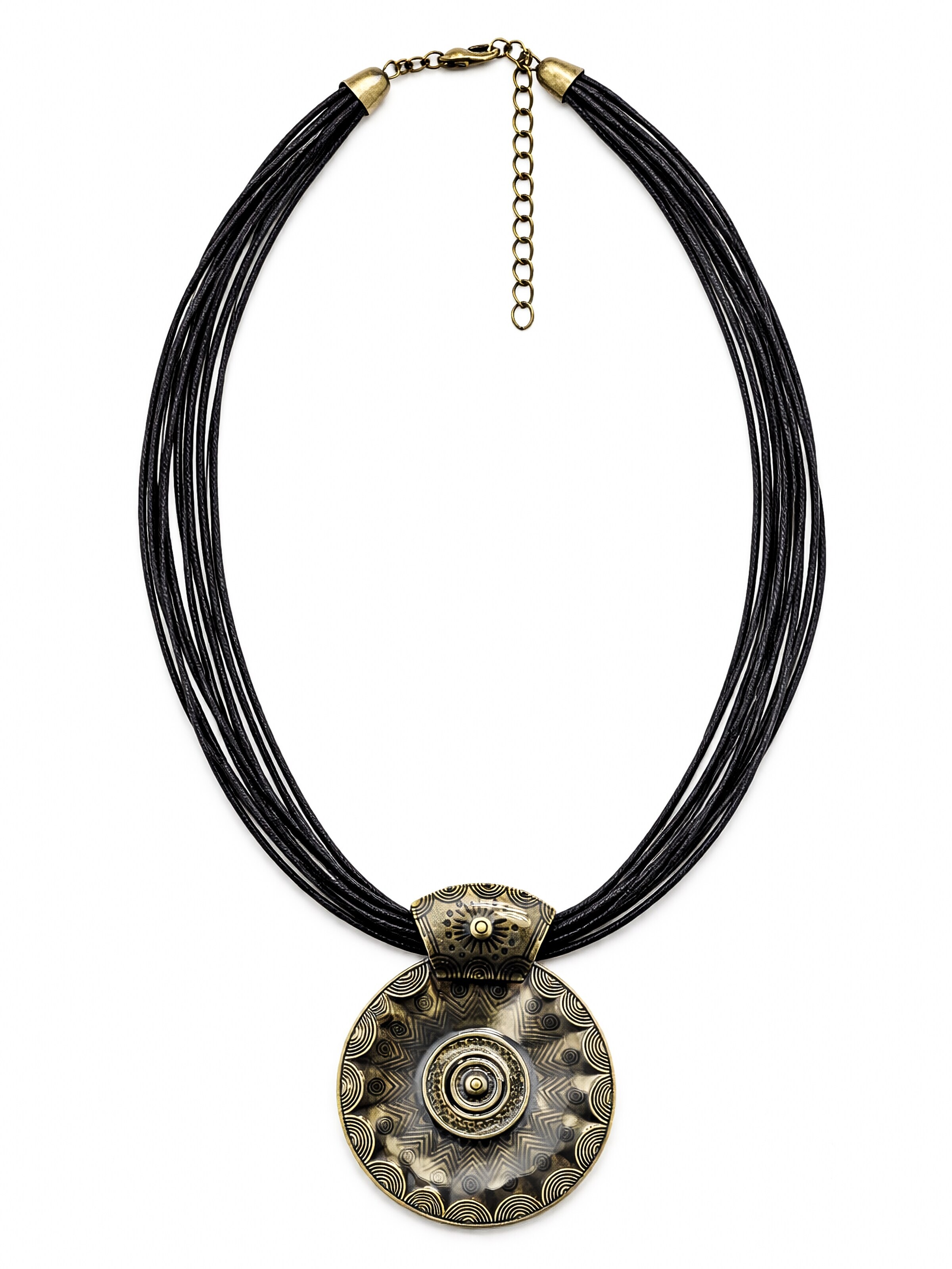 COLLEZIONE ALESSANDRO Necklace 'Ciondolo' in Black