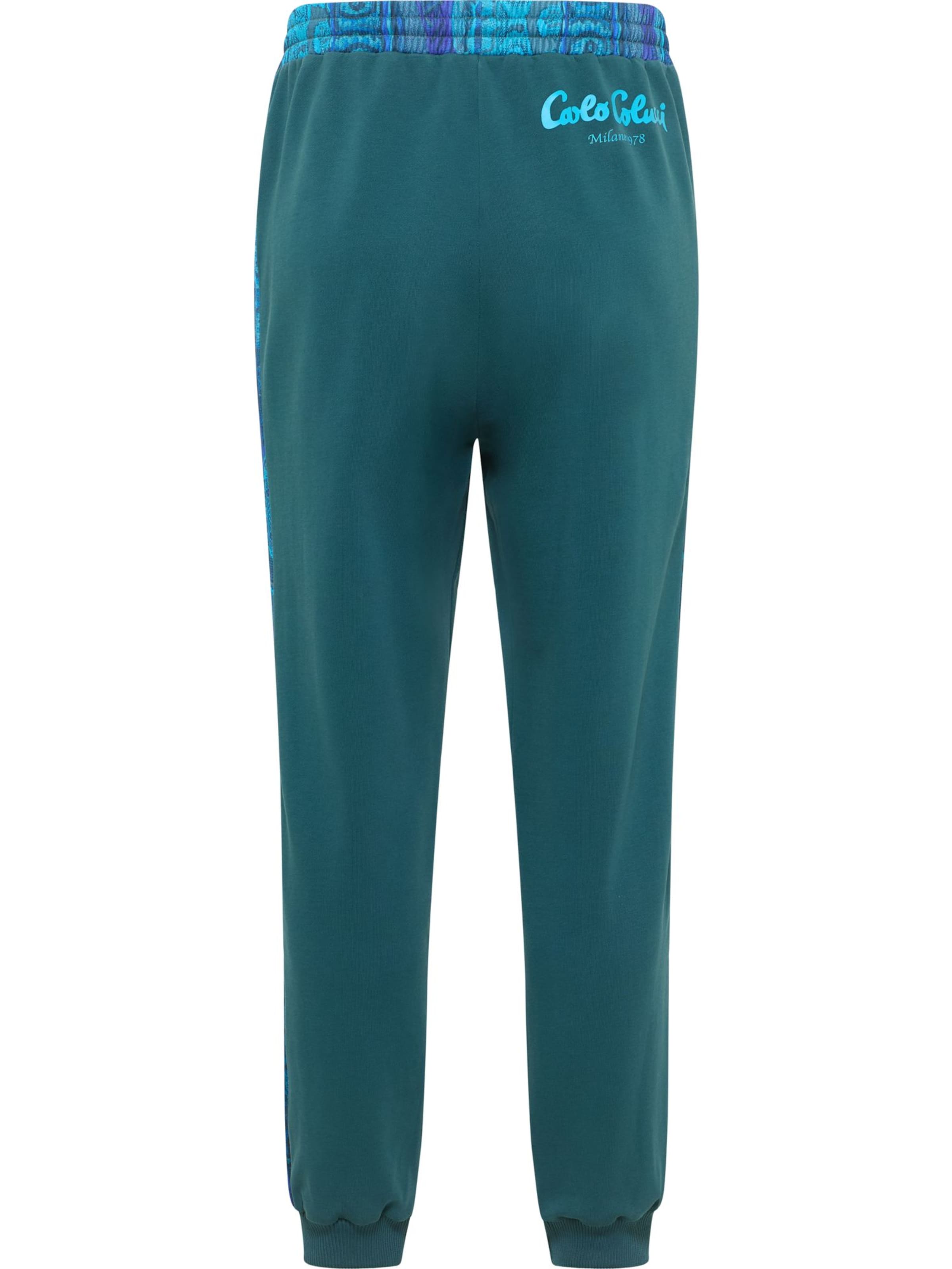 Carlo Colucci Tapered Broek 'Euthum' in Blauw