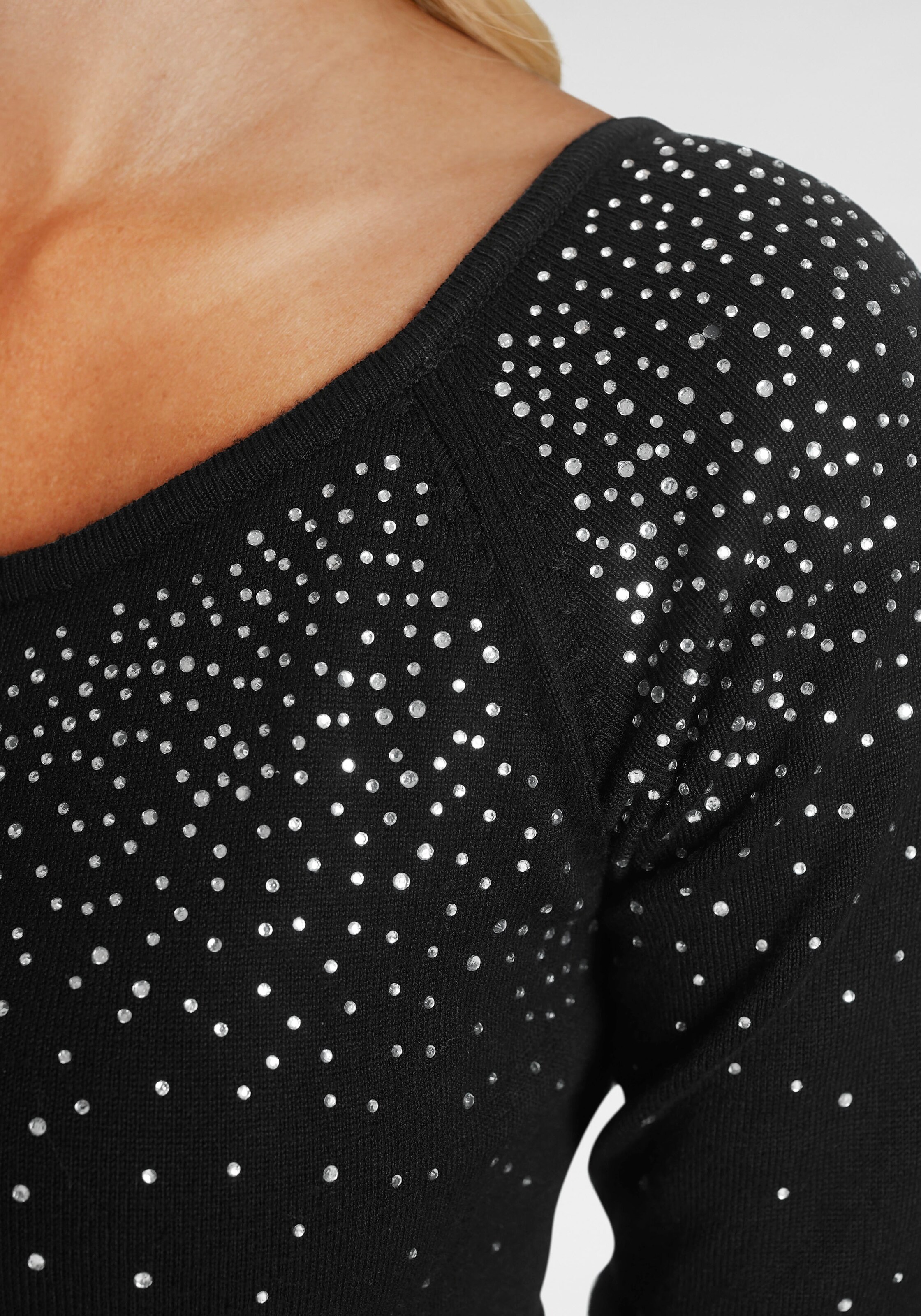 Frauen Pullover & Strick MELROSE Pullover in Schwarz - DR04960 Frauen Pullover & Strick MELROSE Pullover in Schwarz - DR04960