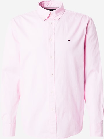 TOMMY HILFIGER Regular fit Button Up Shirt in Pink: front