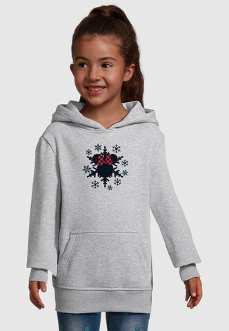 Sweat 'Minnie Mouse - Gingham Snowflake' ABSOLUTE CULT en gris : devant