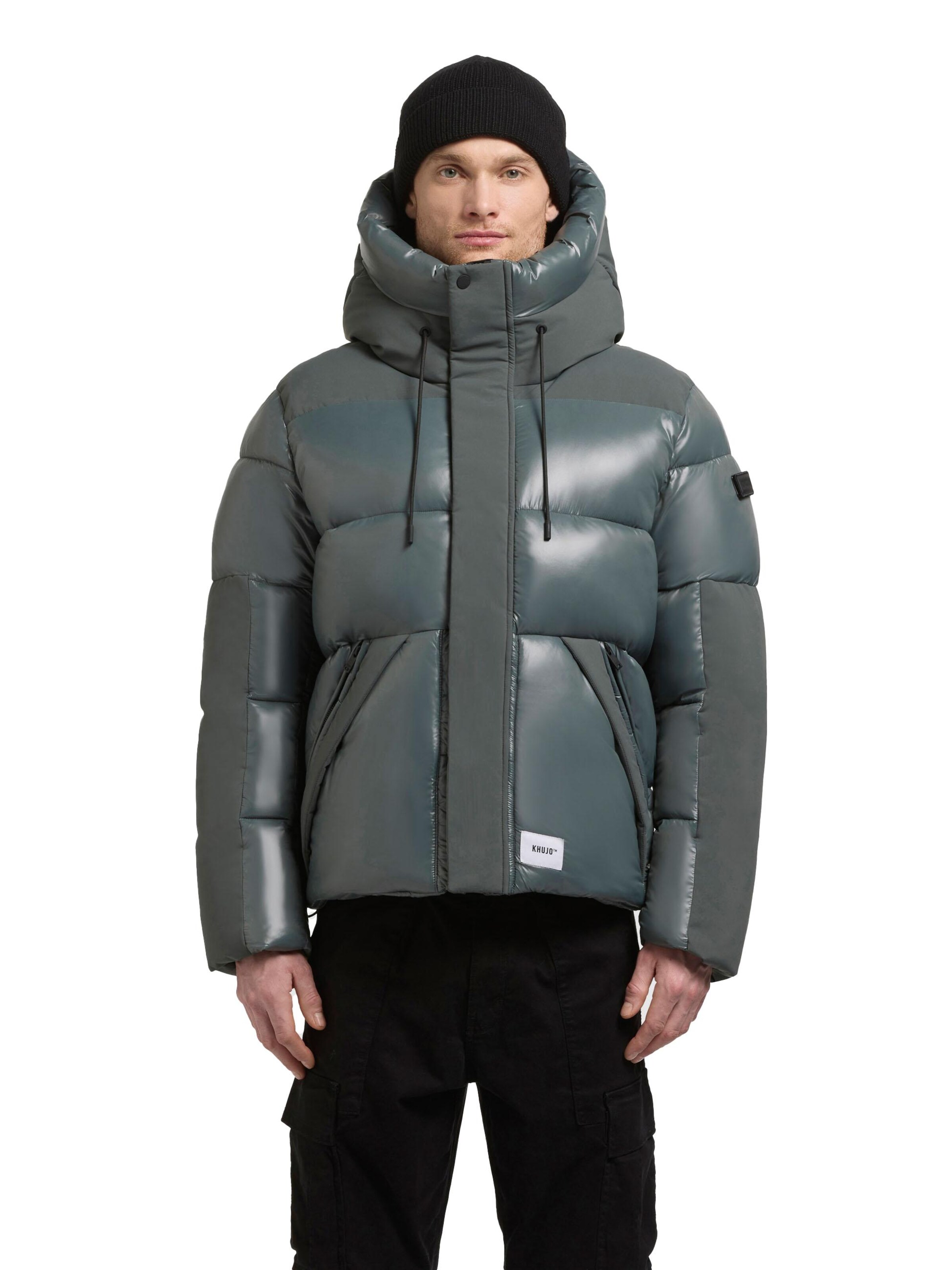 Veste d’hiver 'Alst' khujo en vert : devant