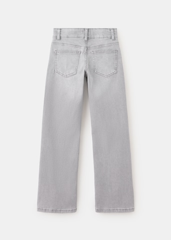 MANGO KIDS Bootcut Džíny – šedá