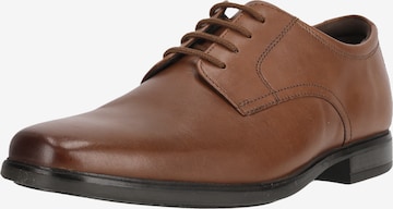 CLARKS Schnürschuh 'Howard Walk' in Braun: Vorderseite