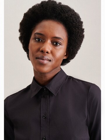 SEIDENSTICKER - Blusa ' Schwarze Rose ' em preto