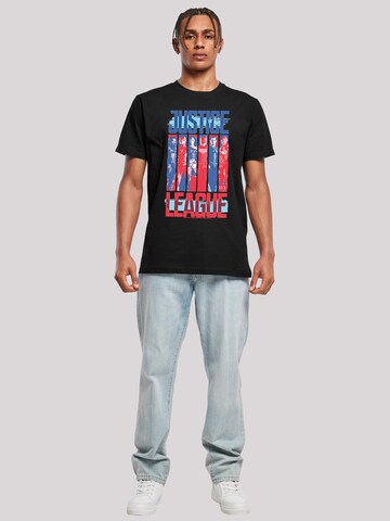 T-Shirt 'Justice League Movie Team Flag' F4NT4STIC en noir