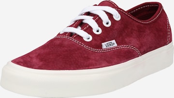 VANS Platform trainers 'Authentic' in Red: front