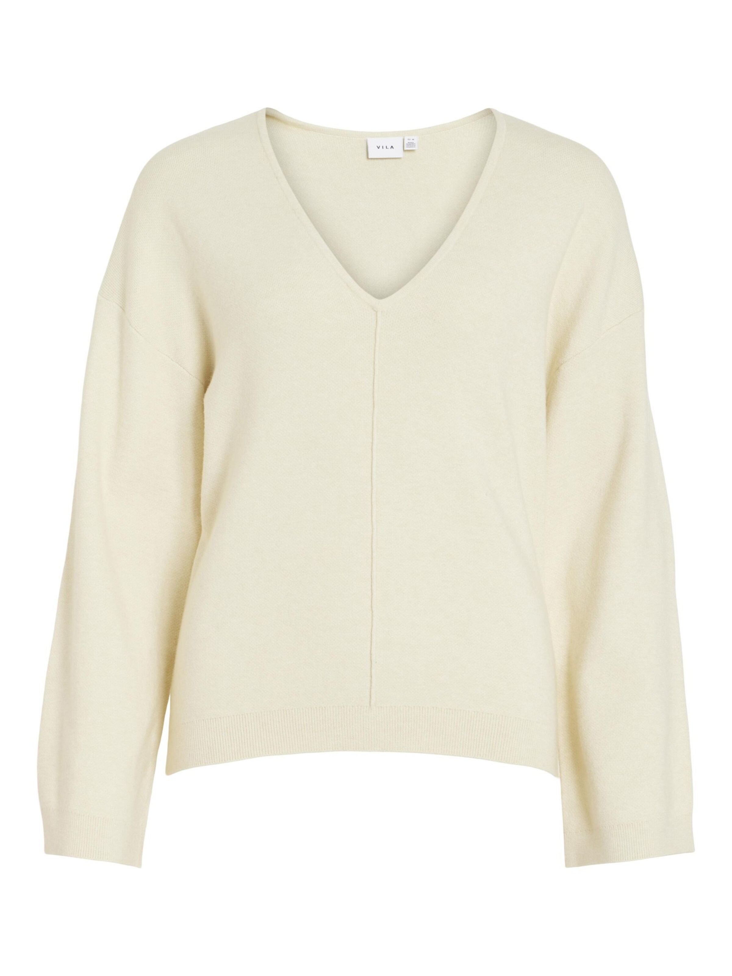 Pull-over VILA en beige : devant