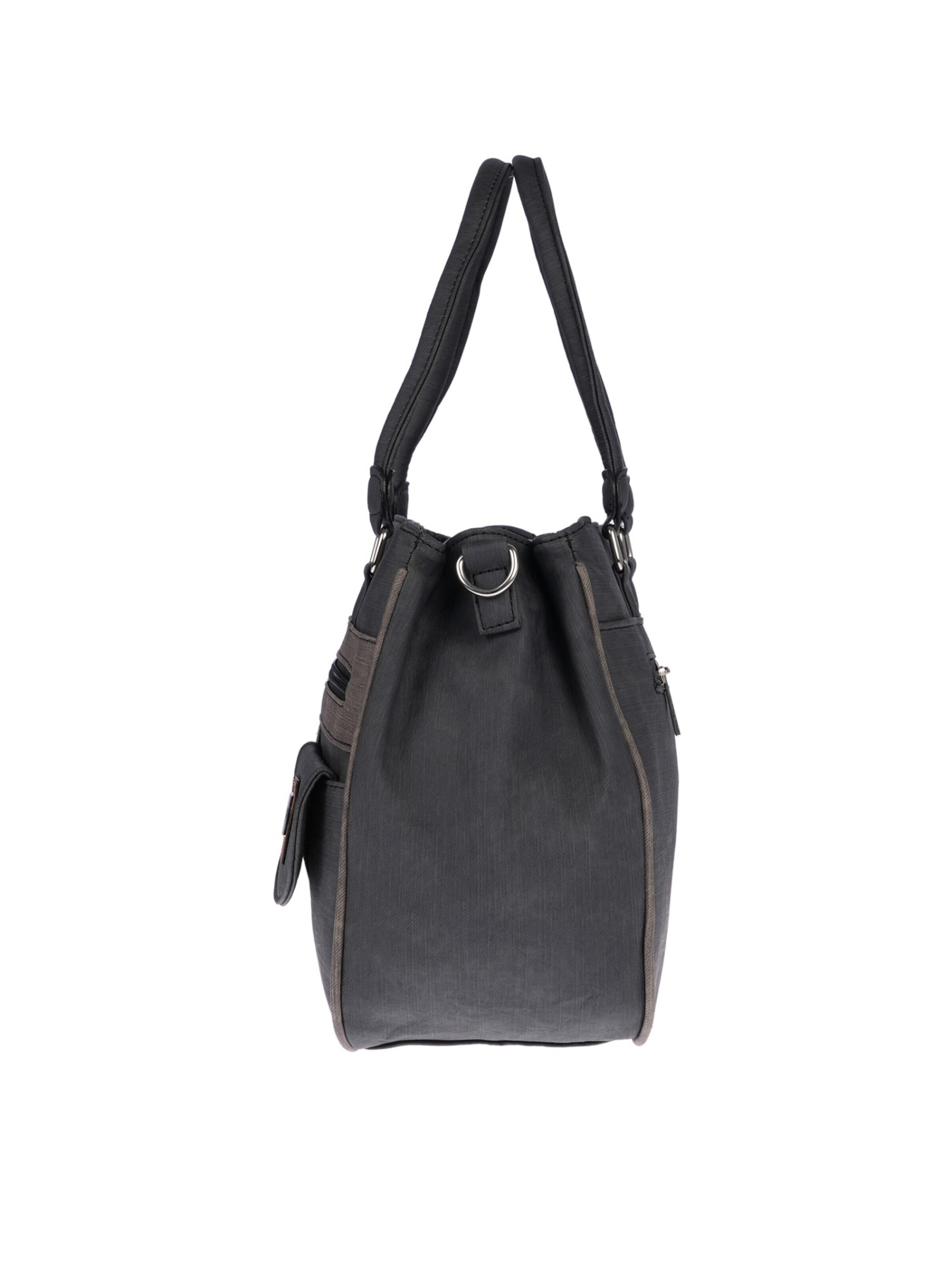 Christian Wippermann Handbag 'Große Damen Tasche Umhängetasche Schultertasche' in Black