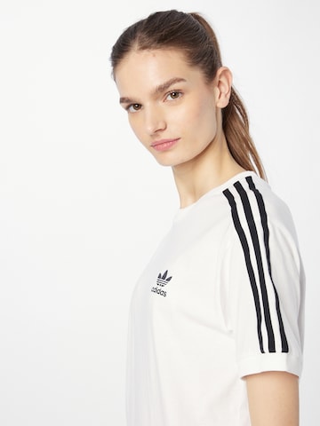 ADIDAS ORIGINALS T-Shirt 'Adicolor Classics 3-Stripes' in Weiß