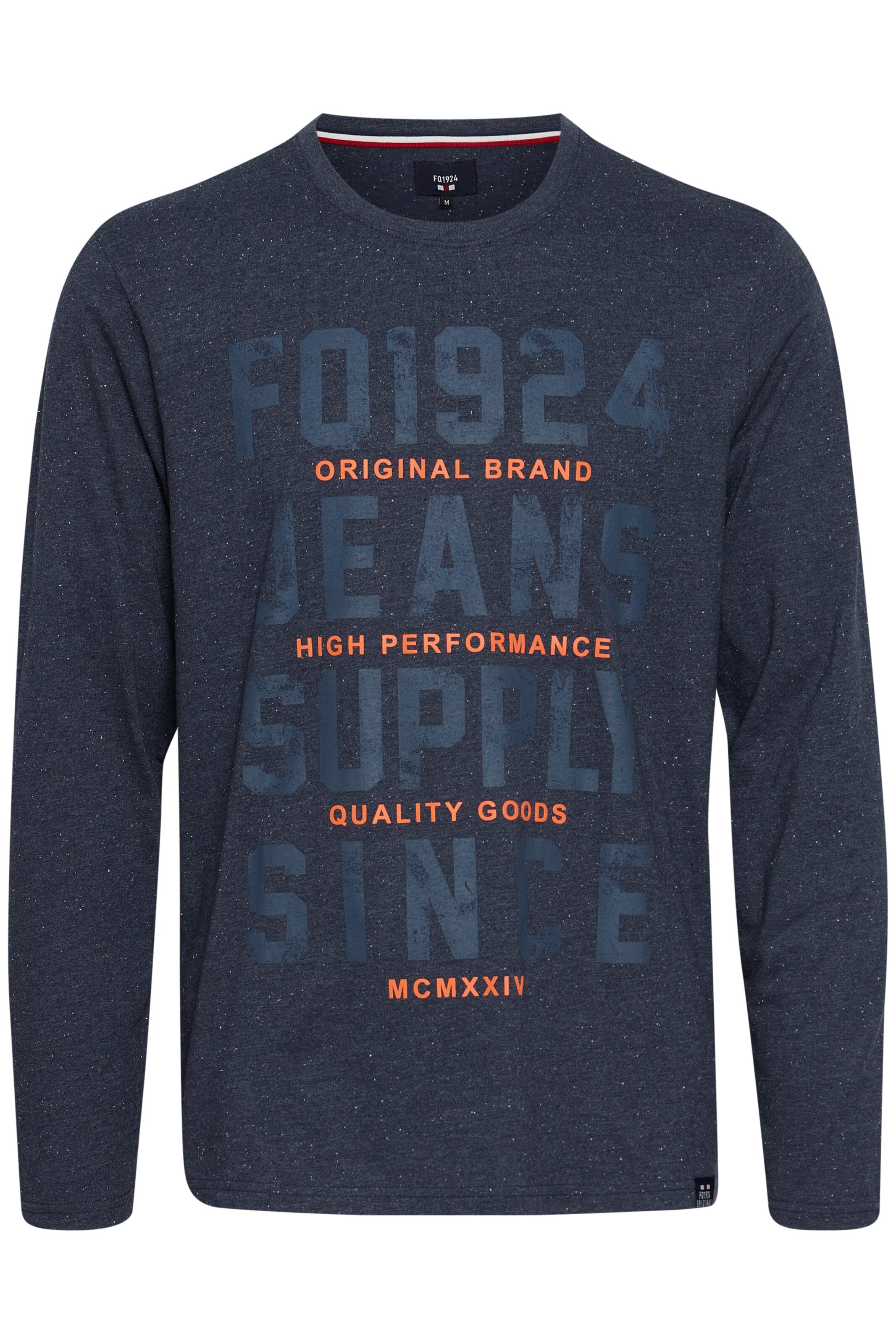 FQ1924 Shirt 'Noxan' in Blauw: voorkant