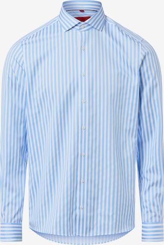 Finshley & Harding Businesshemd in Blau: Vorderseite