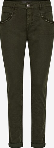 MOS MOSH Broek in Groen: voorkant