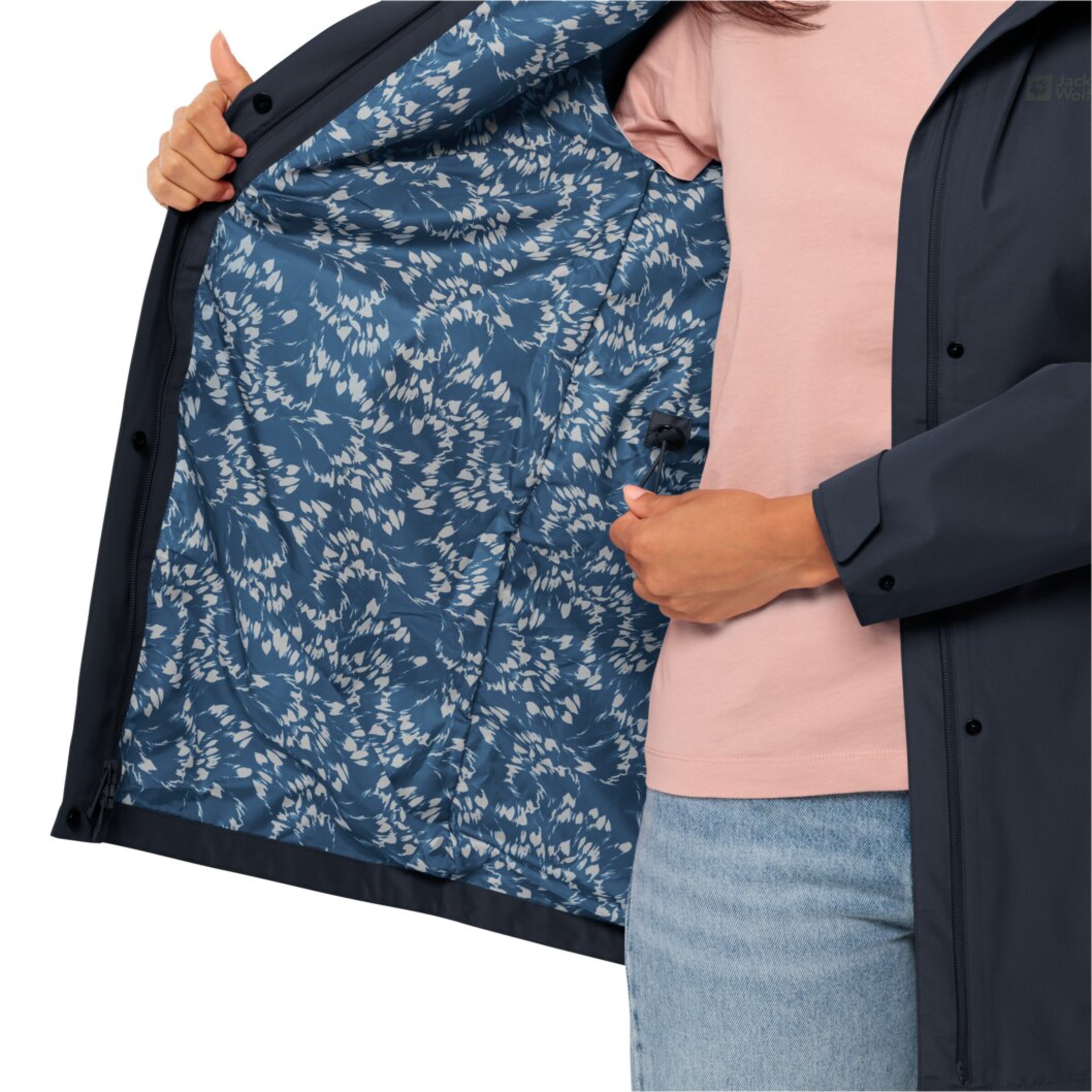 JACK WOLFSKIN Outdoorjacke in Blau