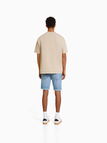 Bershka Regular Shorts in Blau