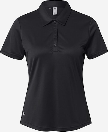 ADIDAS GOLF Функционална тениска в черно: отпред