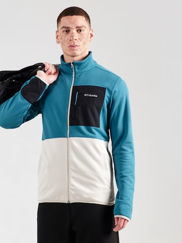 COLUMBIA - Sudadera con cremallera deportiva 'Hike™ II' en verde: frente