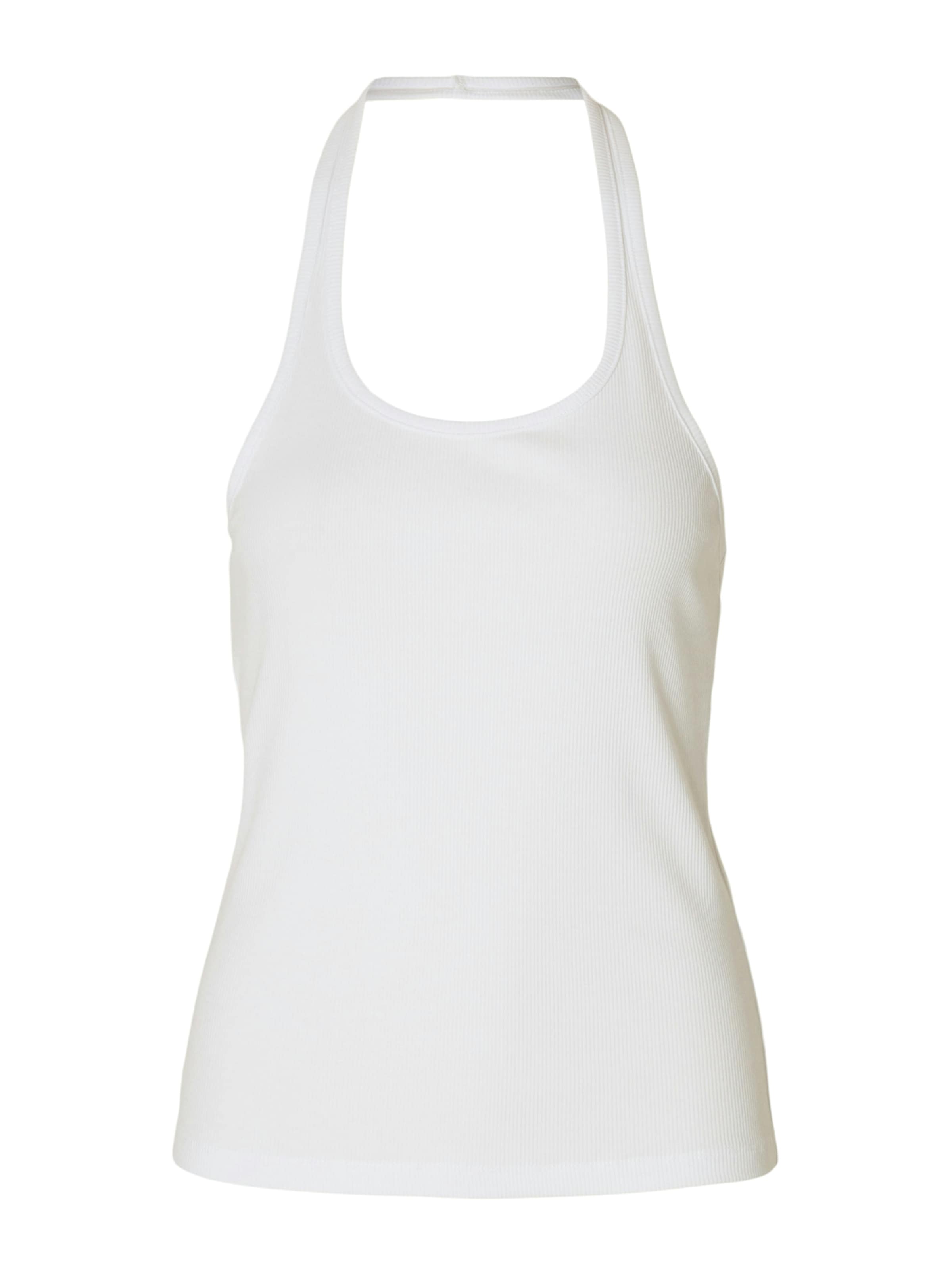 SELECTED Τοπ 'SLFANNA' σε λευκό: μπροστά