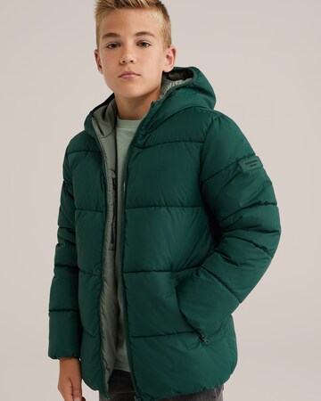 WE Fashion Демисезонная куртка в Зеленый: спереди