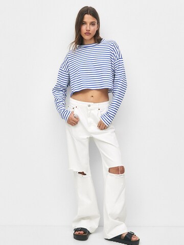 Tricou de la Pull&Bear pe albastru