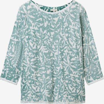 Tom Tailor Women + Shirt in Groen: voorkant