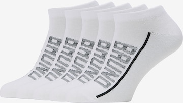 BRUNO BANANI Ankle Socks in White: front