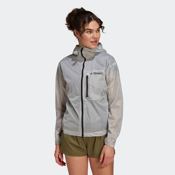 ADIDAS TERREX Sportjacke in Grau: predná strana