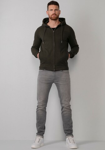 Petrol Industries Sweat jacket 'Essential' in Green