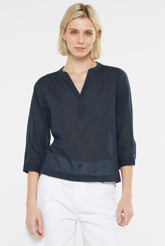 SENSES.THE LABEL Blouse in Blue: front