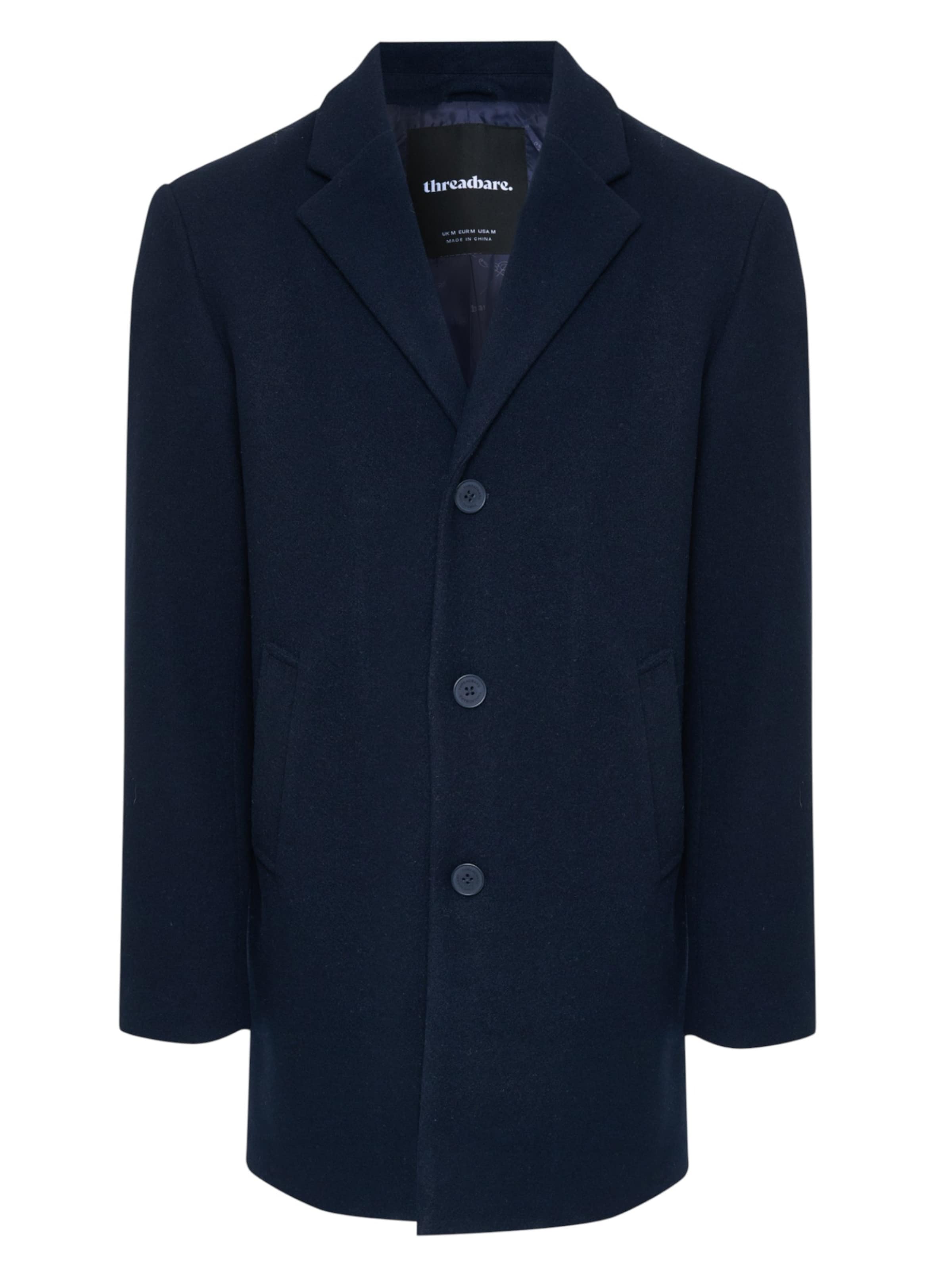 Threadbare Mantel 'Espino' in Blau: Vorderseite