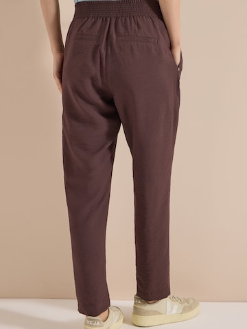 CECIL Slim fit Trousers 'Chelsea' in Brown