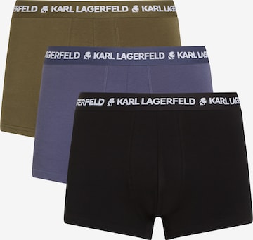 Boxers Karl Lagerfeld en bleu : devant