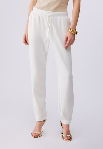 Regular Pantaloni 'Better' de la Liu Jo pe alb: față