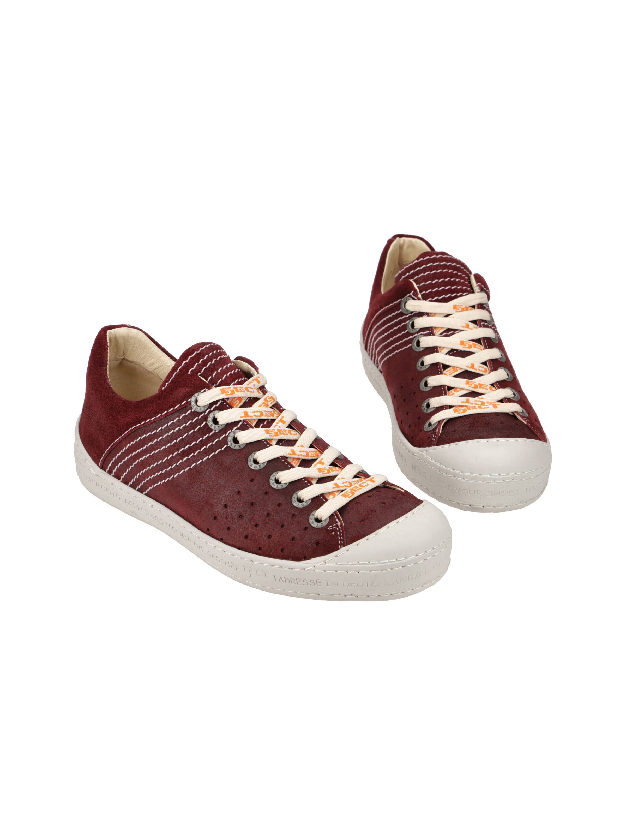 EJECT Lace-Up Shoes in Red