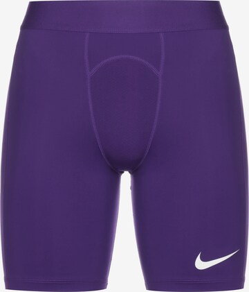 NIKE Skinny Athletic Underwear in Purple: front