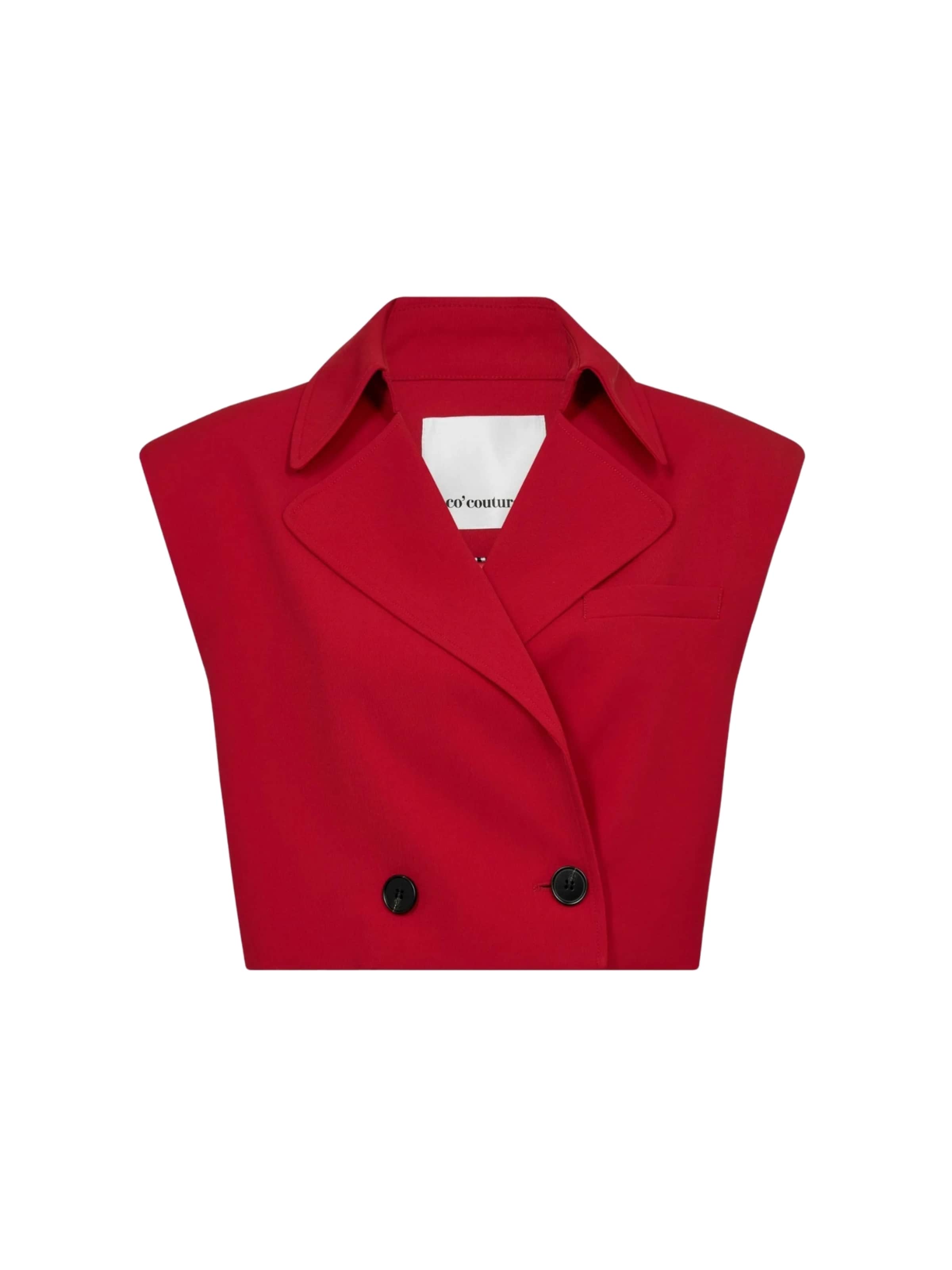 co'couture Mellény 'CadeauCC' - piros: elől