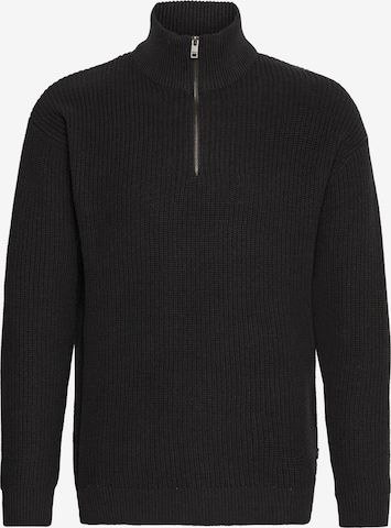 Pull-over 'Goma' !Solid en noir : devant