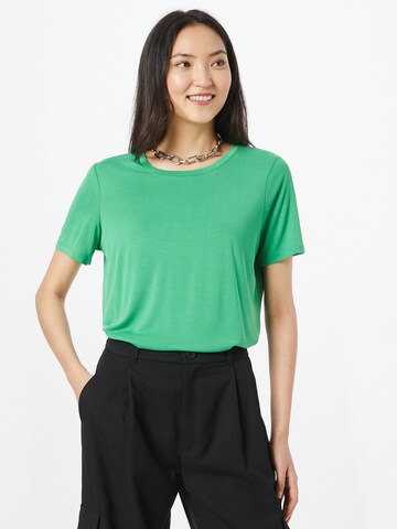 OBJECT T-shirt 'ANNIE' i grön: framsida