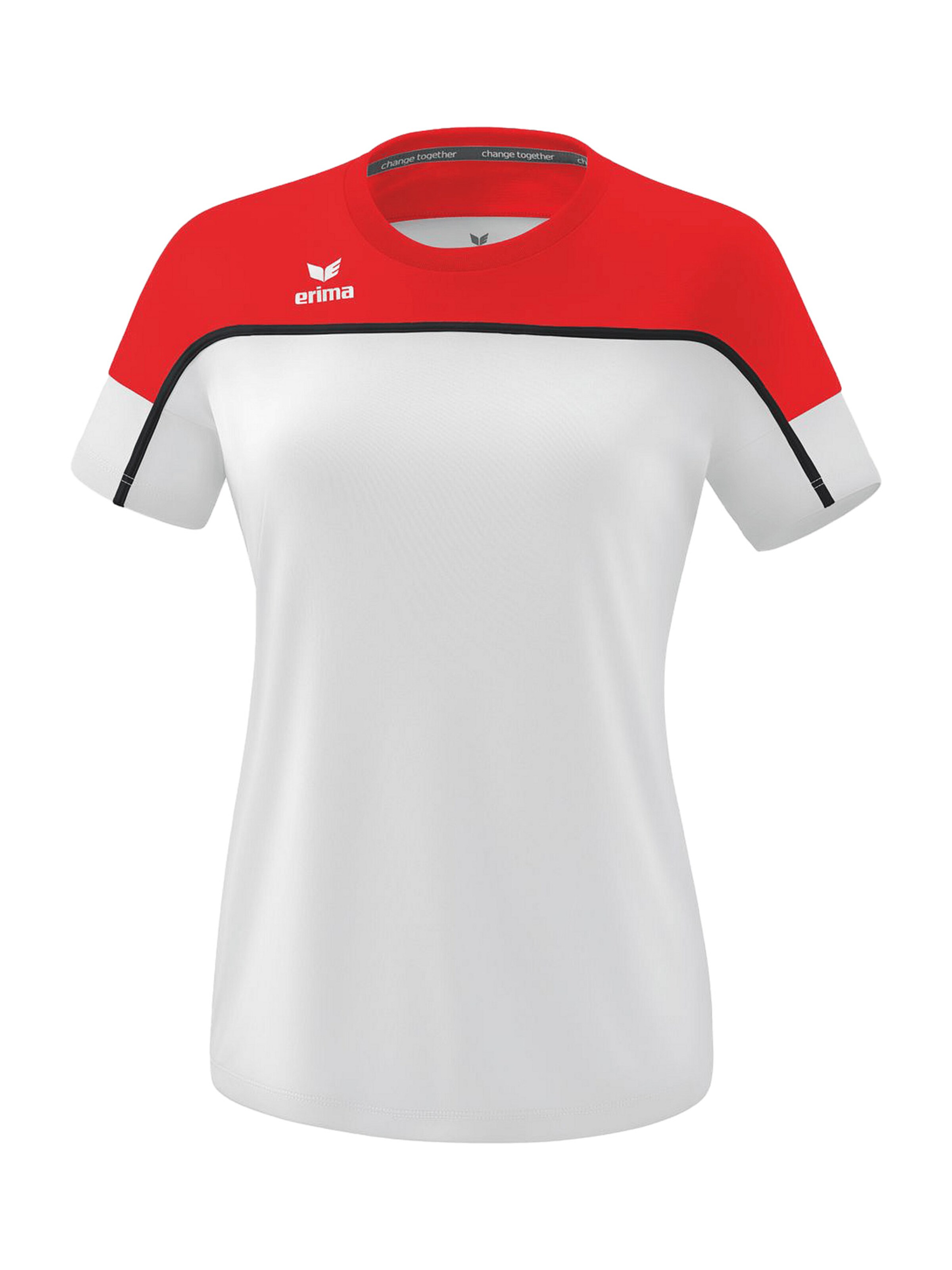 ERIMA Funktionsshirt in rot / schwarz / weiß, Produktansicht