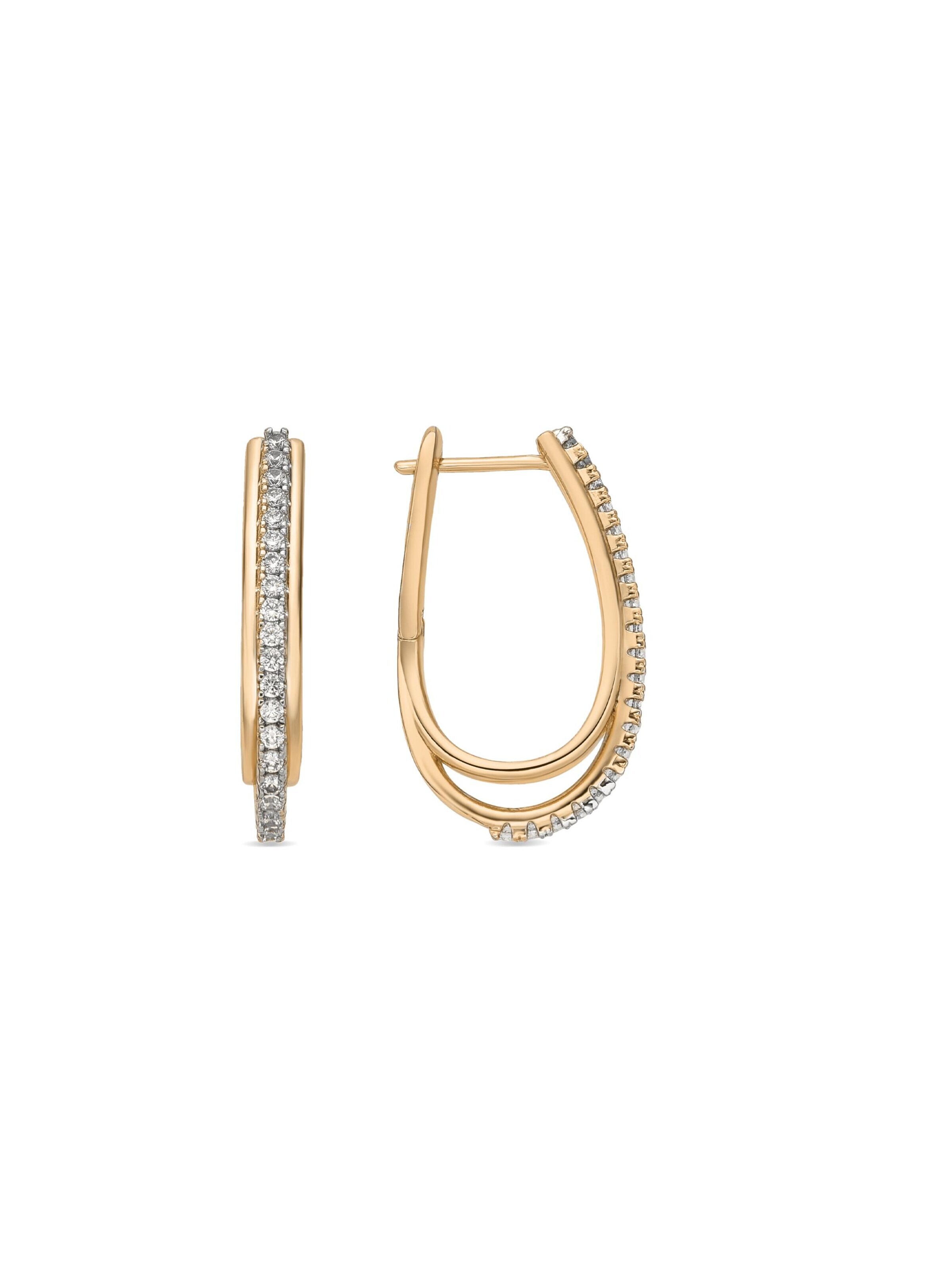 Luxenter Ohrringe 'Boku'‌‌‌‌‌‌‌ in Gold
